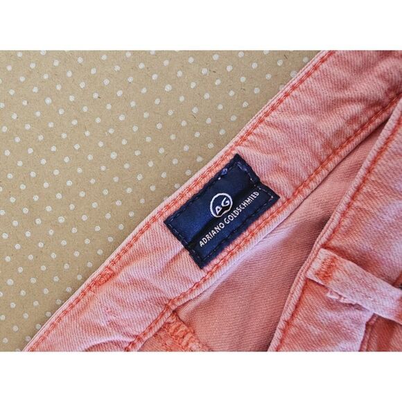 Adriano Goldschmid Jeans Womens 25x28 Pink The Legging Ankle Super Skinny - Picture 4 of 12